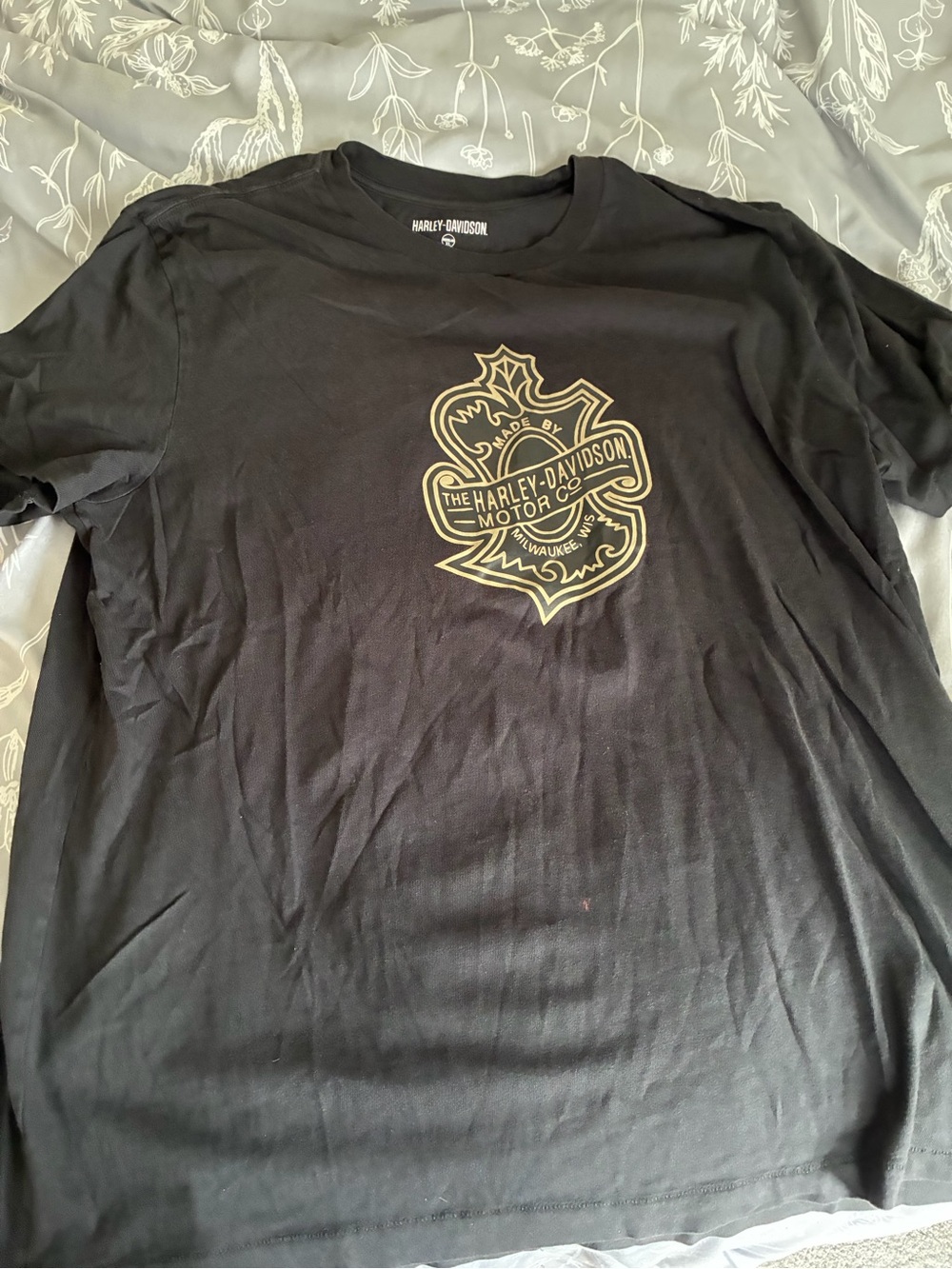 Harley-Davidson Men’s Black Logo Graphic Tee XL